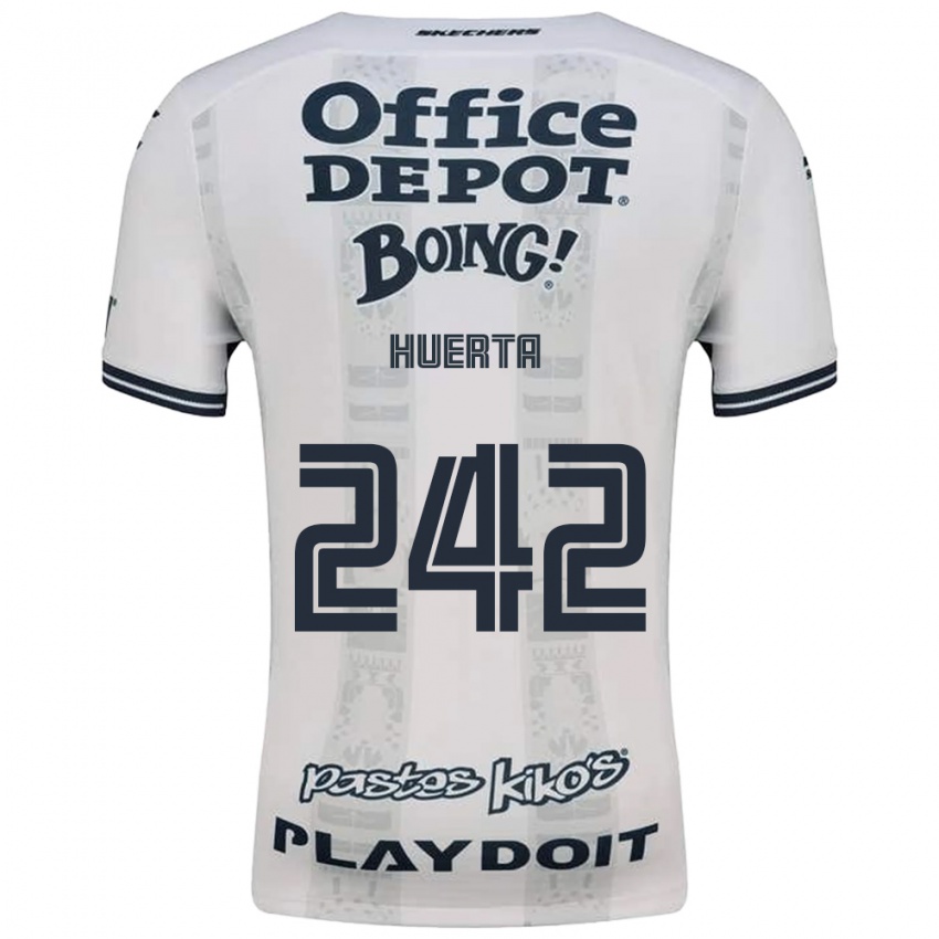 נשים Héctor Huerta #242 אדום לבן שחור הרחק ג'רזי 2026/27 חולצה קצרה