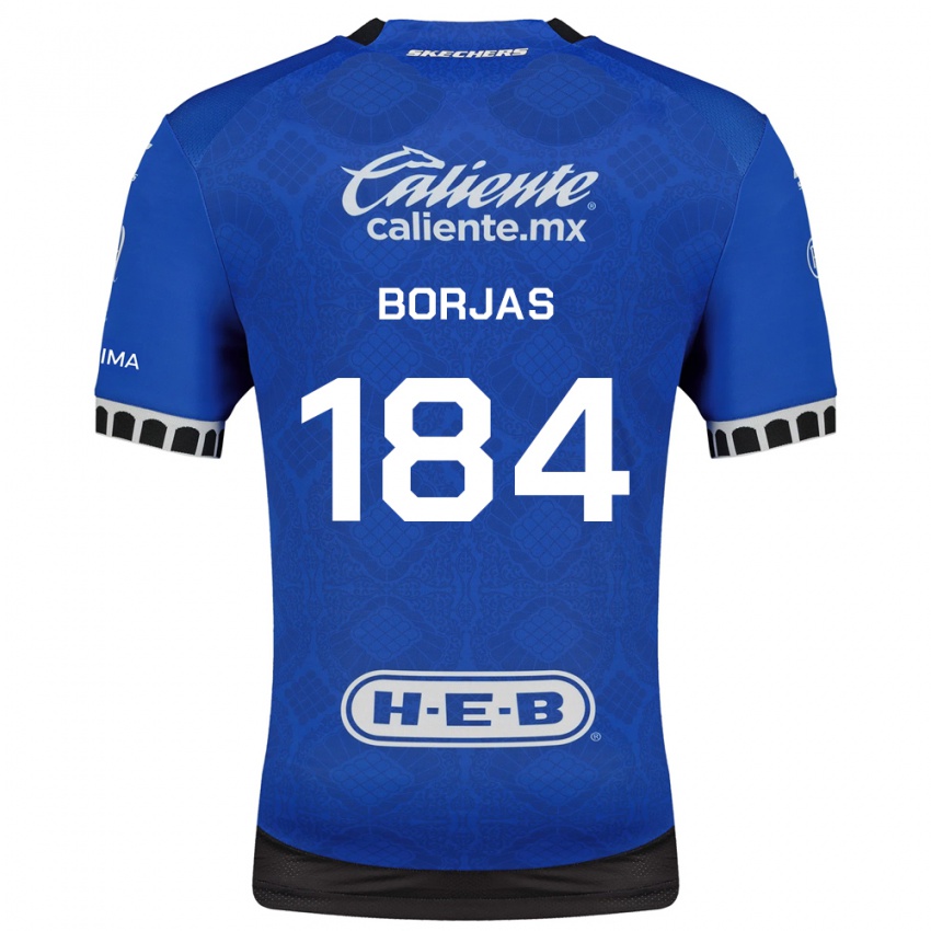 נשים Daniel Borjas #184 כחול מלכותי לבן שחור הרחק ג'רזי 2026/27 חולצה קצרה