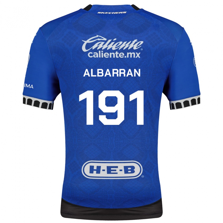 נשים Emilio Albarran #191 כחול מלכותי לבן שחור הרחק ג'רזי 2026/27 חולצה קצרה