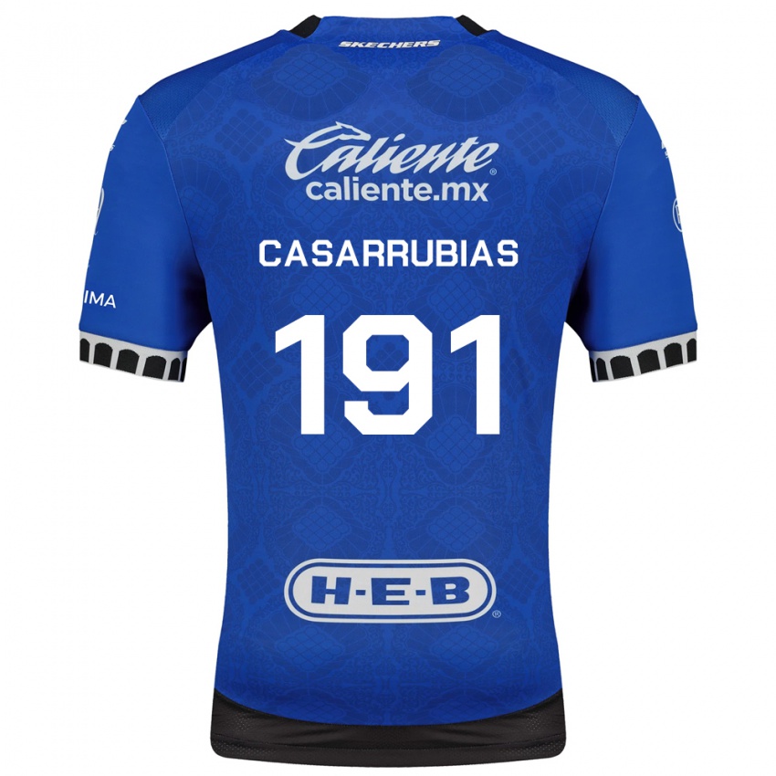 נשים Aaron Casarrubias #191 כחול מלכותי לבן שחור הרחק ג'רזי 2026/27 חולצה קצרה