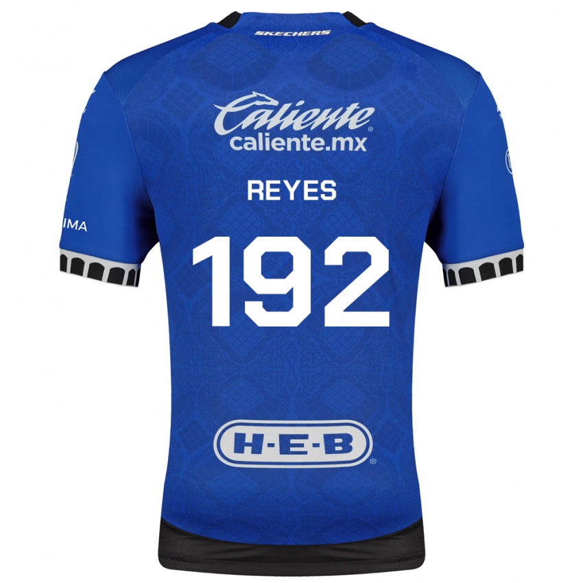 נשים Emiliano Reyes #192 כחול מלכותי לבן שחור הרחק ג'רזי 2026/27 חולצה קצרה