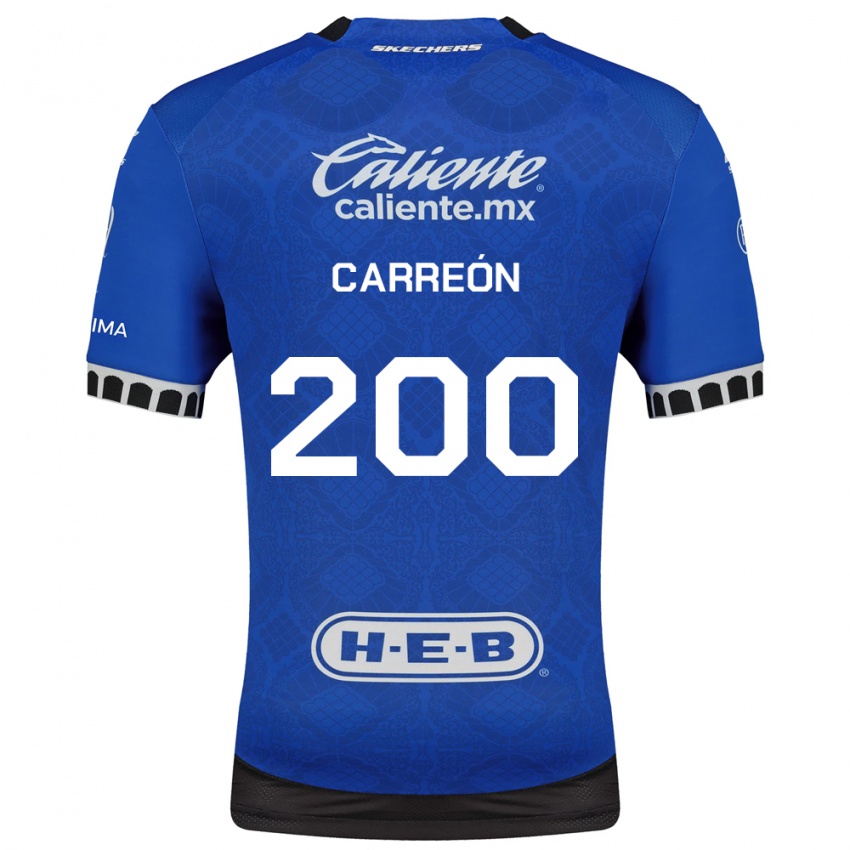 נשים Cristian Carreón #200 כחול מלכותי לבן שחור הרחק ג'רזי 2026/27 חולצה קצרה