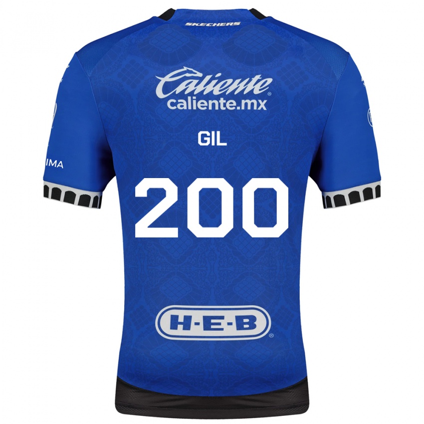 נשים Gerardo Gil #200 כחול מלכותי לבן שחור הרחק ג'רזי 2026/27 חולצה קצרה