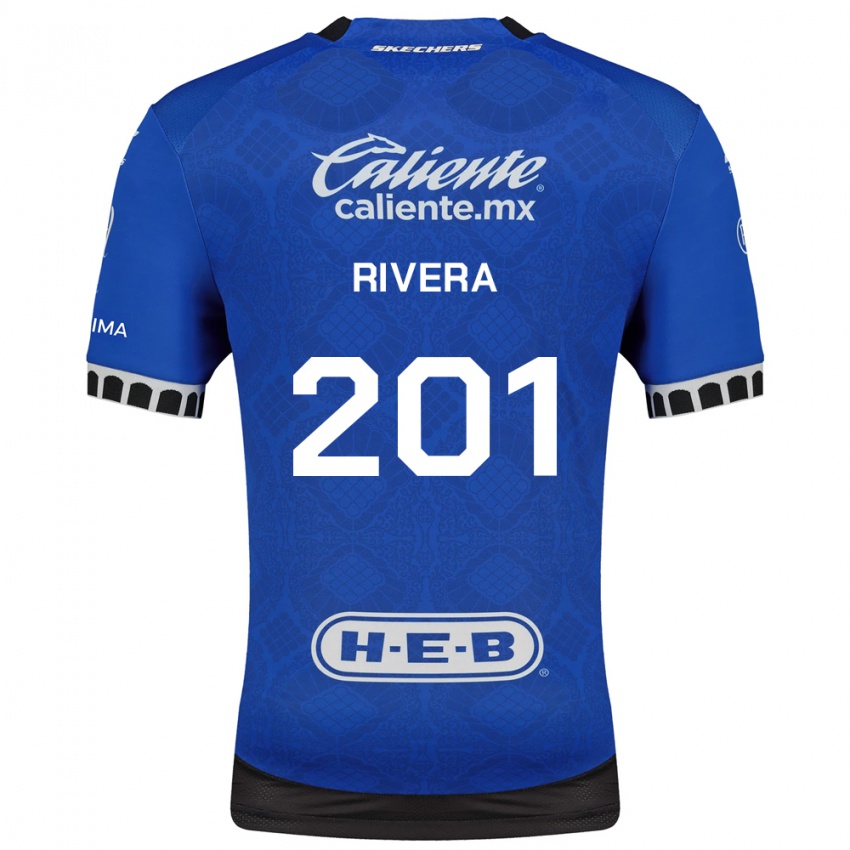 נשים Christian Rivera #201 כחול מלכותי לבן שחור הרחק ג'רזי 2026/27 חולצה קצרה