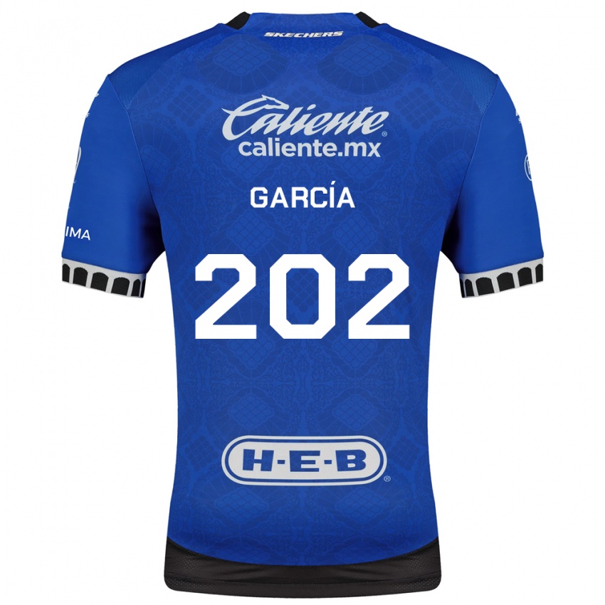 נשים Diego García #202 כחול מלכותי לבן שחור הרחק ג'רזי 2026/27 חולצה קצרה
