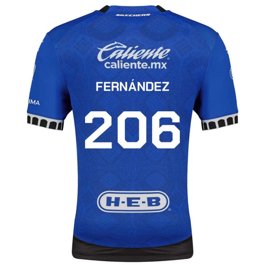 נשים Erik Fernández #206 כחול מלכותי לבן שחור הרחק ג'רזי 2026/27 חולצה קצרה
