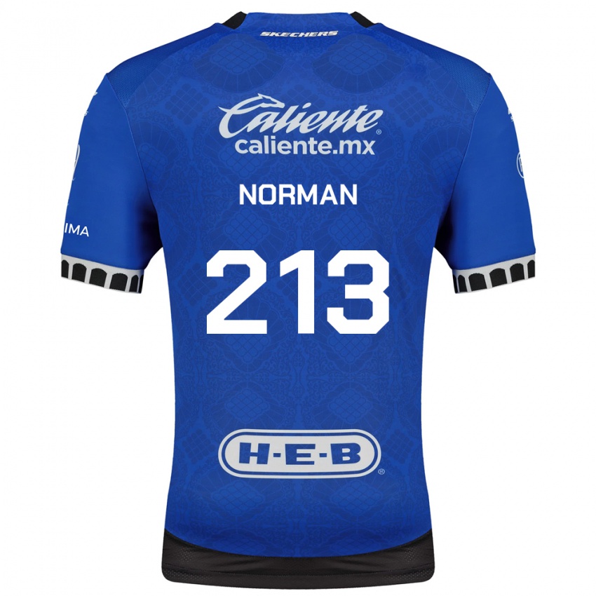 נשים Humberto Norman #213 כחול מלכותי לבן שחור הרחק ג'רזי 2026/27 חולצה קצרה