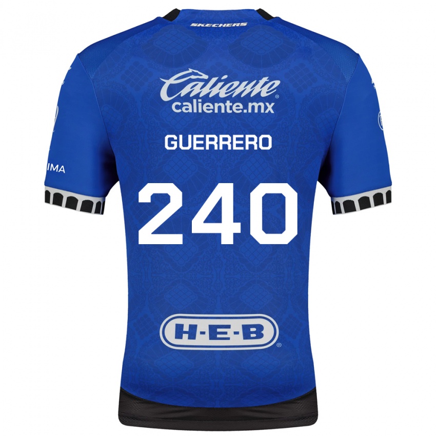 נשים Tlaloc Guerrero #240 כחול מלכותי לבן שחור הרחק ג'רזי 2026/27 חולצה קצרה