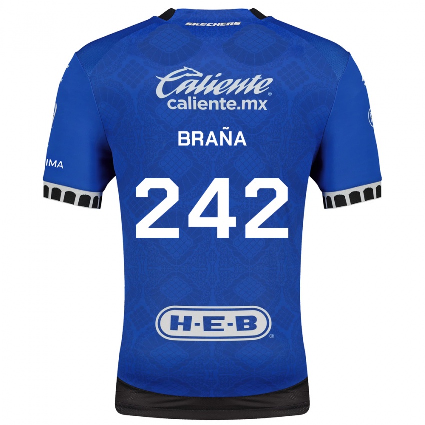 נשים Armando Braña #242 כחול מלכותי לבן שחור הרחק ג'רזי 2026/27 חולצה קצרה