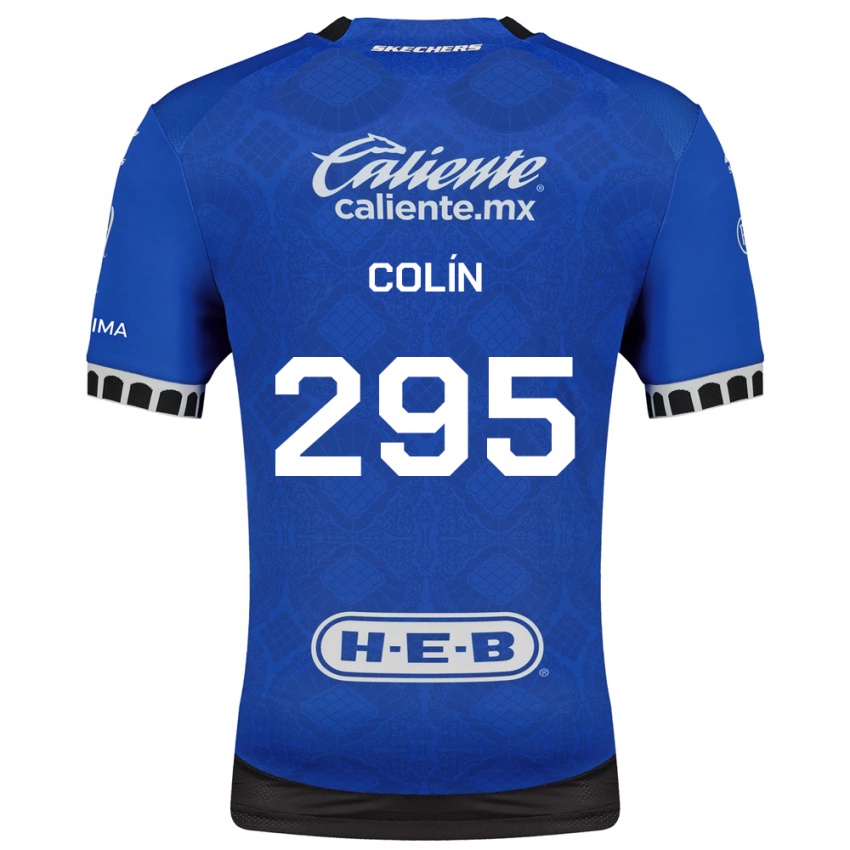 נשים Osvaldo Colín #295 כחול מלכותי לבן שחור הרחק ג'רזי 2026/27 חולצה קצרה