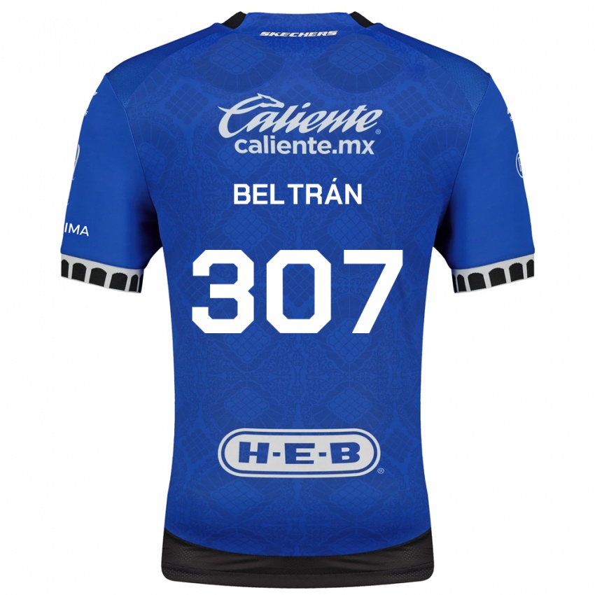 נשים Gael Beltrán #307 כחול מלכותי לבן שחור הרחק ג'רזי 2026/27 חולצה קצרה