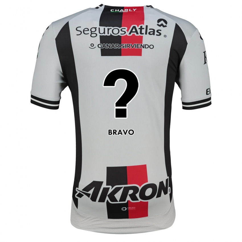 נשים Alejandro Bravo #0 לבן אדום שחור הרחק ג'רזי 2026/27 חולצה קצרה