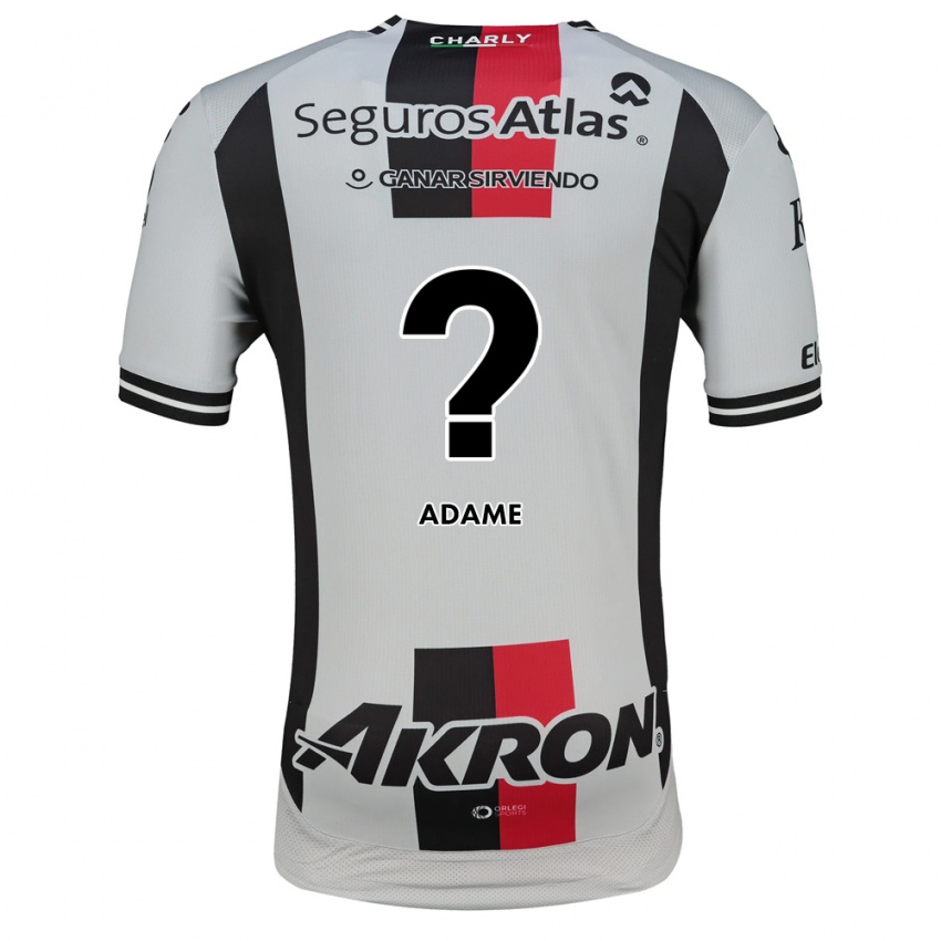 נשים Edgar Adame #0 לבן אדום שחור הרחק ג'רזי 2026/27 חולצה קצרה