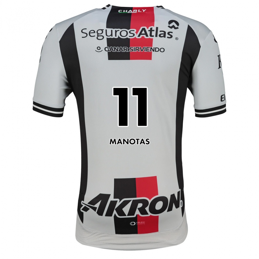 נשים Mauro Manotas #11 לבן אדום שחור הרחק ג'רזי 2026/27 חולצה קצרה