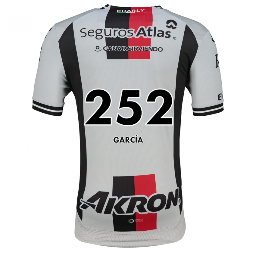 נשים Gibrán García #252 לבן אדום שחור הרחק ג'רזי 2026/27 חולצה קצרה