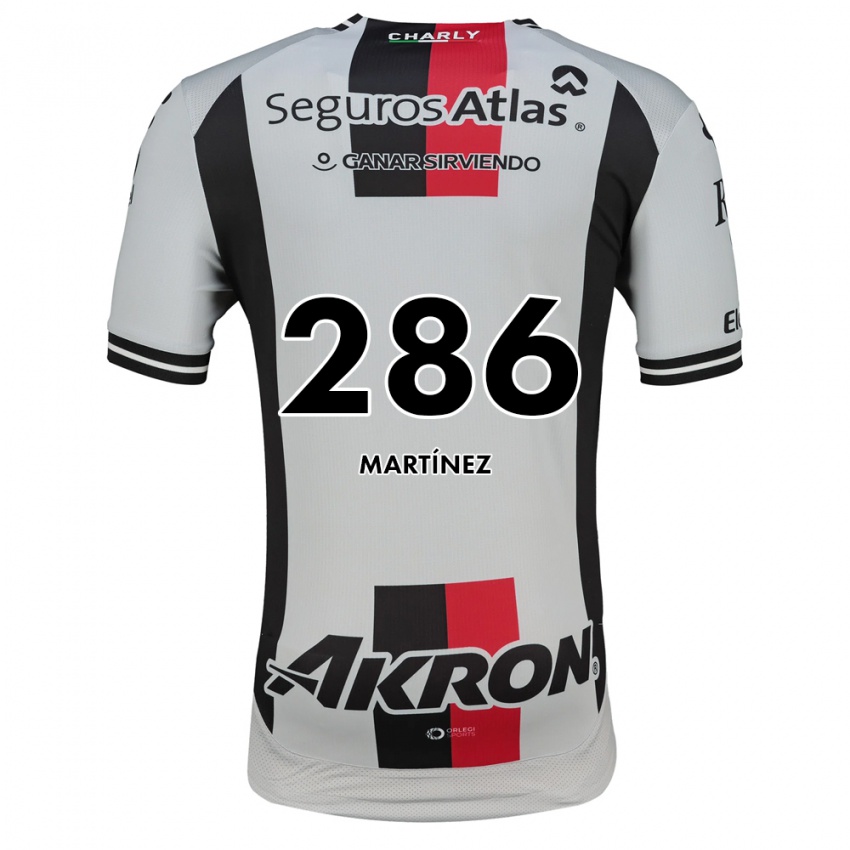 נשים Gabriel Martínez #286 לבן אדום שחור הרחק ג'רזי 2026/27 חולצה קצרה