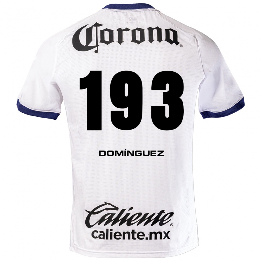 נשים Iker Domínguez #193 לבן כחול שחור הרחק ג'רזי 2026/27 חולצה קצרה