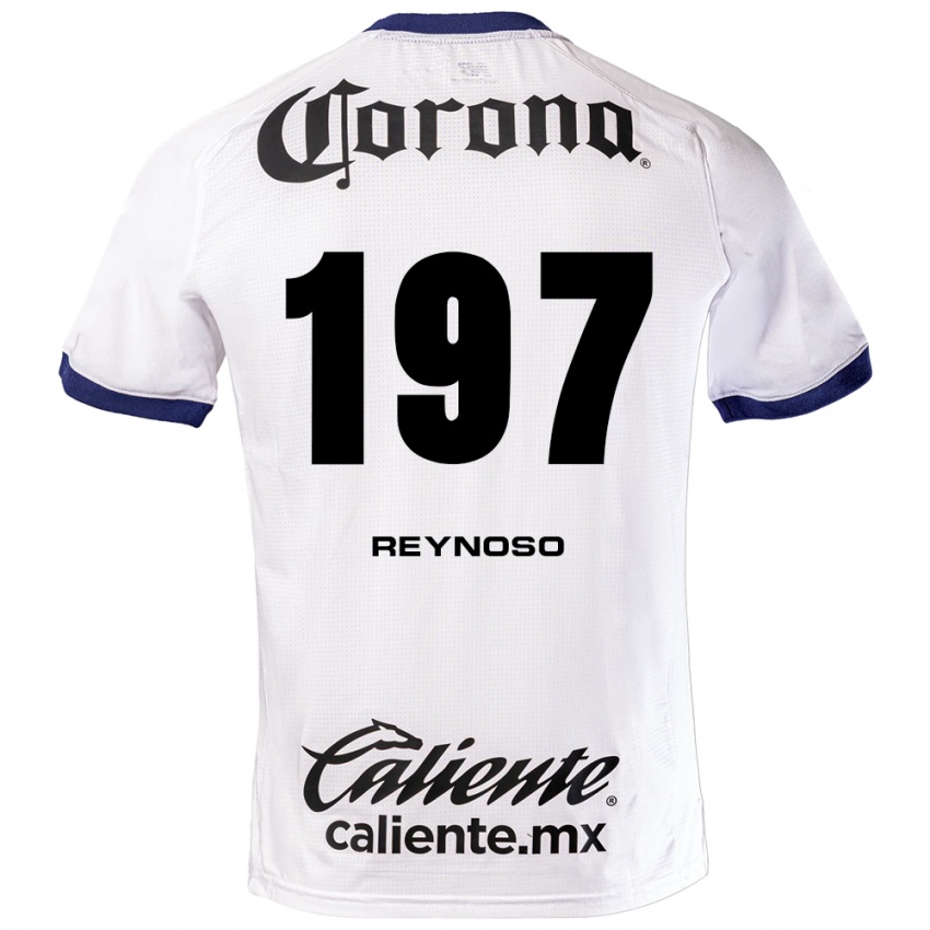 נשים Daniel Reynoso #197 לבן כחול שחור הרחק ג'רזי 2026/27 חולצה קצרה