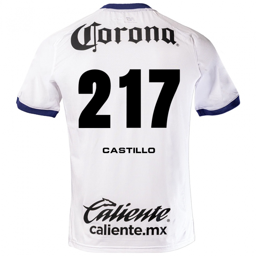 נשים Klever Castillo #217 לבן כחול שחור הרחק ג'רזי 2026/27 חולצה קצרה
