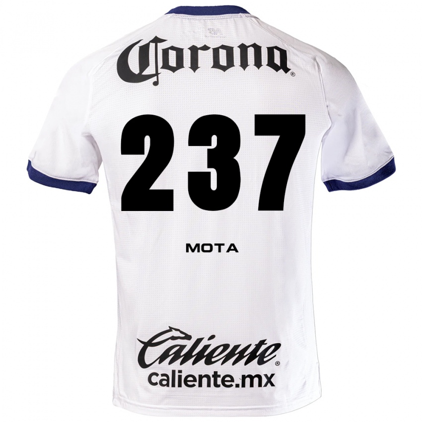 נשים Diego Mota #237 לבן כחול שחור הרחק ג'רזי 2026/27 חולצה קצרה