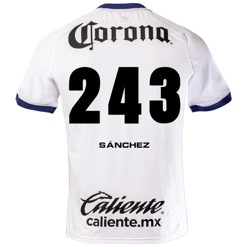 נשים Cedric Sánchez #243 לבן כחול שחור הרחק ג'רזי 2026/27 חולצה קצרה