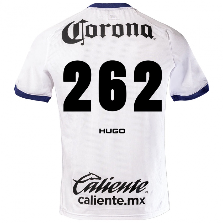 נשים Hugo Maximiliano González #262 לבן כחול שחור הרחק ג'רזי 2026/27 חולצה קצרה