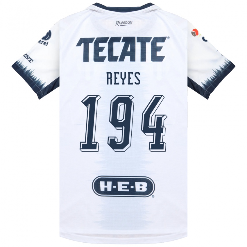 נשים Cristian Reyes #194 לבן כחול דיו אדום הרחק ג'רזי 2026/27 חולצה קצרה