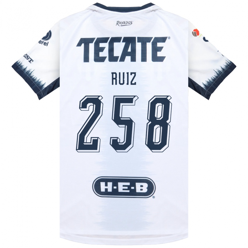 נשים Diego Ruiz #258 לבן כחול דיו אדום הרחק ג'רזי 2026/27 חולצה קצרה