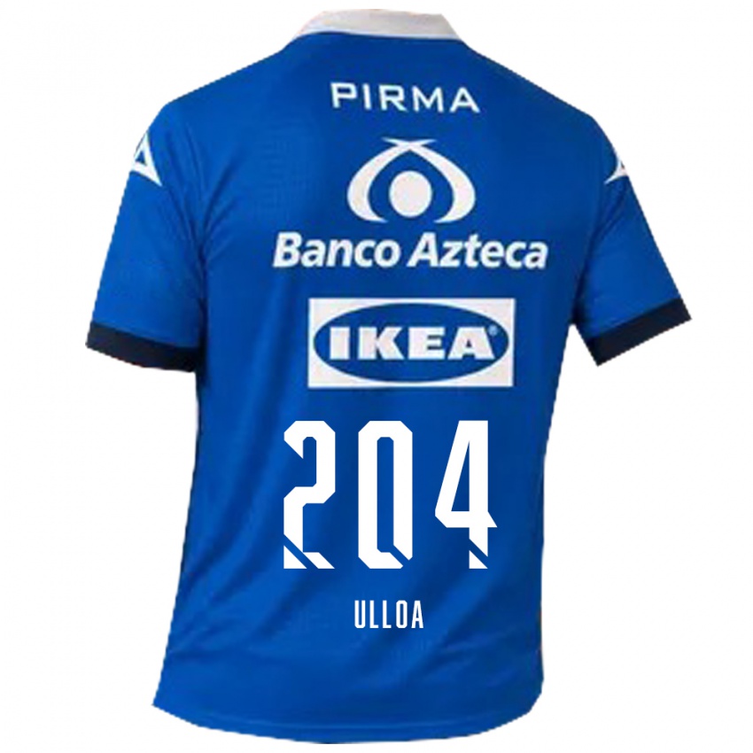 נשים Santiago Ulloa #204 כחול לבן הרחק ג'רזי 2026/27 חולצה קצרה