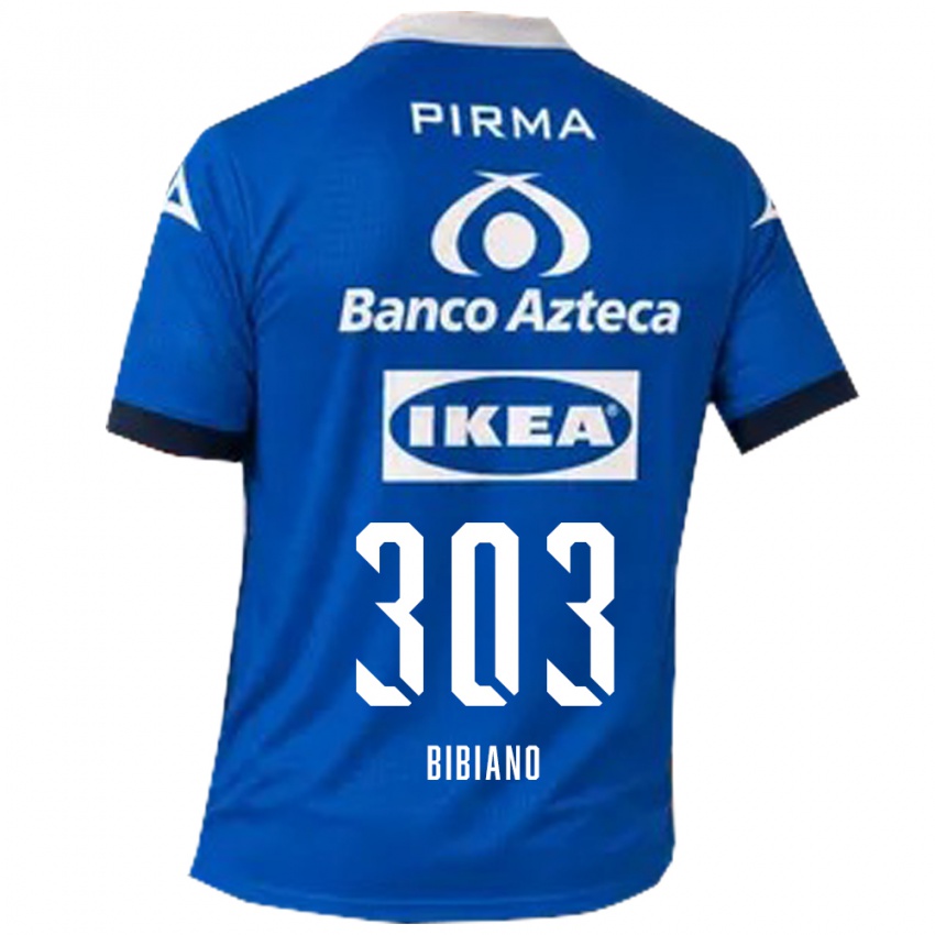 נשים Christiano Bibiano #303 כחול לבן הרחק ג'רזי 2026/27 חולצה קצרה