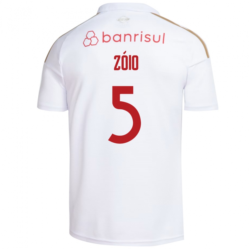 נשים Zóio #5 אדום לבן הרחק ג'רזי 2026/27 חולצה קצרה