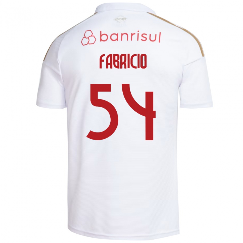 נשים Fabricio #54 אדום לבן הרחק ג'רזי 2026/27 חולצה קצרה