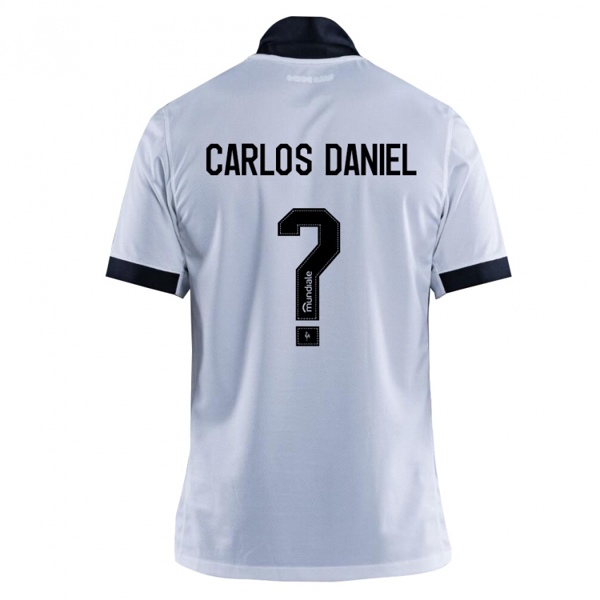 נשים Carlos Daniel #0 שחור לבן הרחק ג'רזי 2026/27 חולצה קצרה