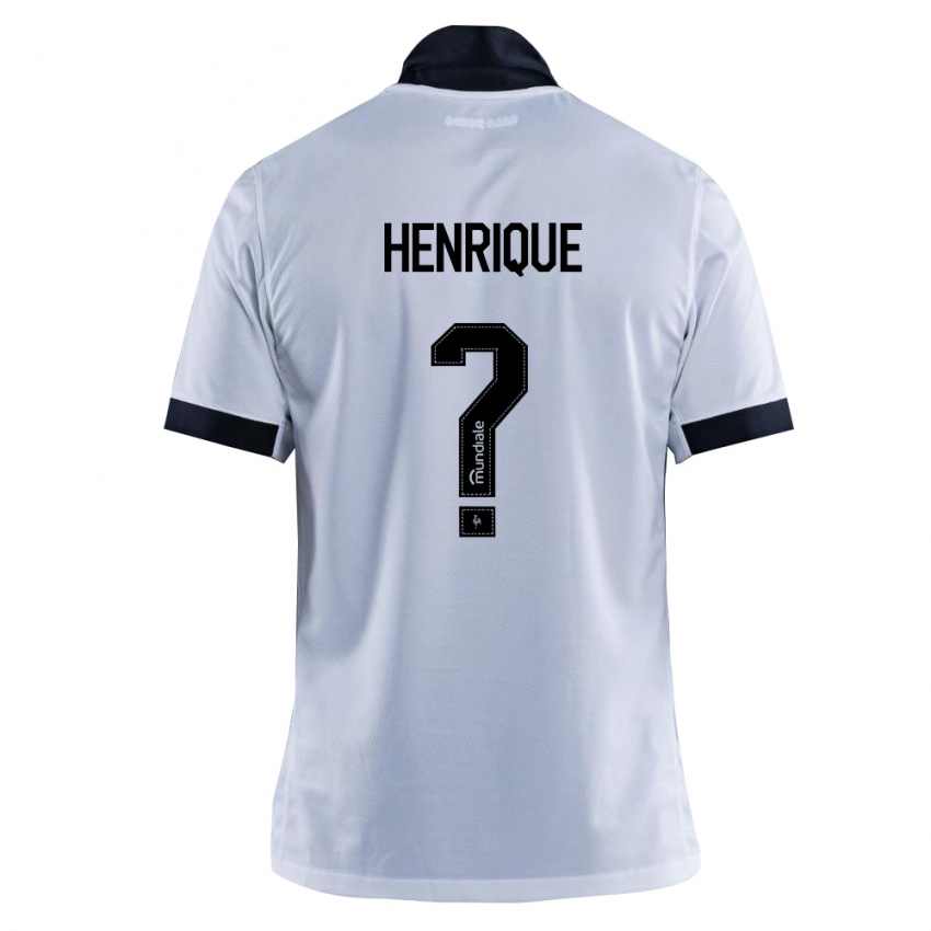 נשים Joao Henrique #0 שחור לבן הרחק ג'רזי 2026/27 חולצה קצרה
