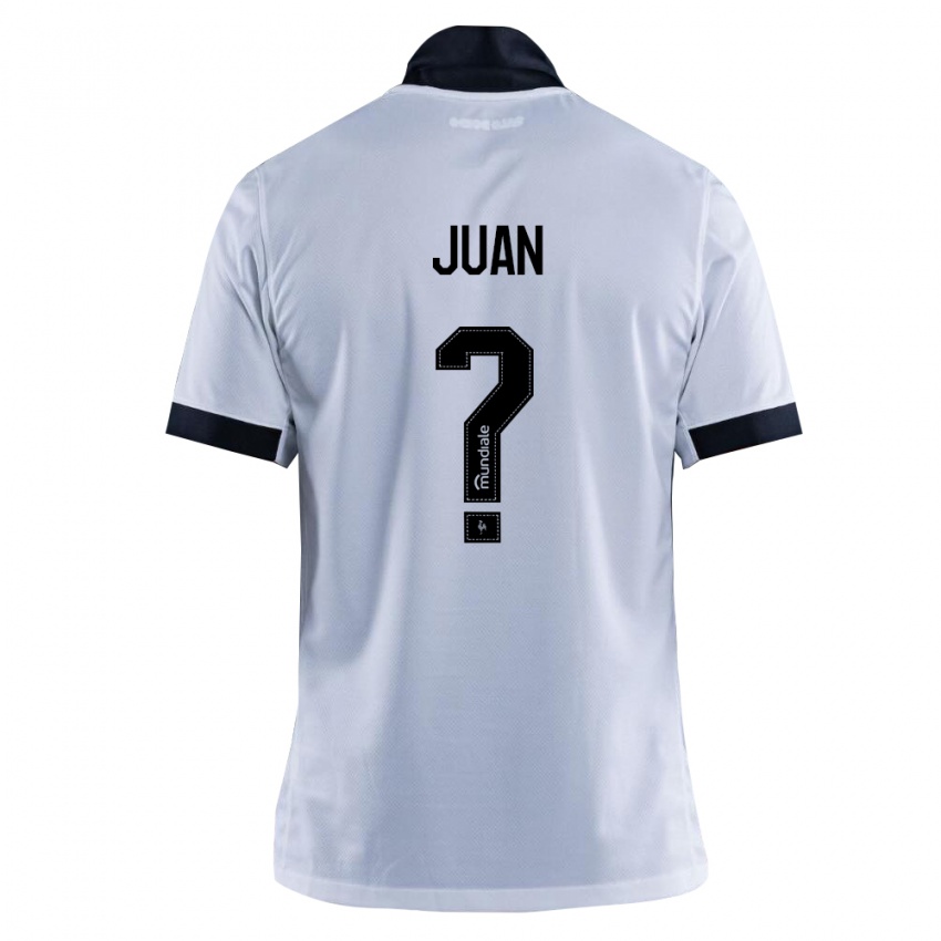 נשים Thiago Juan #0 שחור לבן הרחק ג'רזי 2026/27 חולצה קצרה