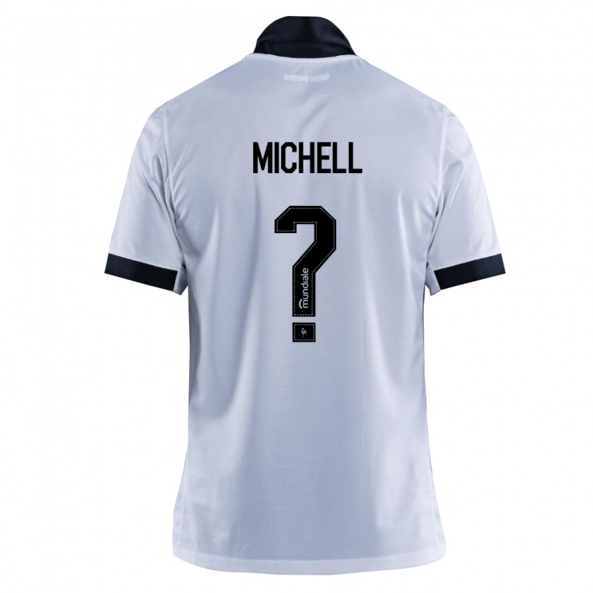 נשים Victor Michell #0 שחור לבן הרחק ג'רזי 2026/27 חולצה קצרה