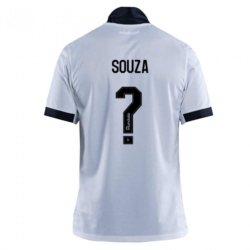 נשים Alisson Souza #0 שחור לבן הרחק ג'רזי 2026/27 חולצה קצרה