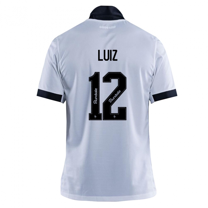 נשים Estevan Luiz #12 שחור לבן הרחק ג'רזי 2026/27 חולצה קצרה