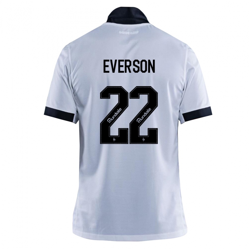 נשים Everson #22 שחור לבן הרחק ג'רזי 2026/27 חולצה קצרה