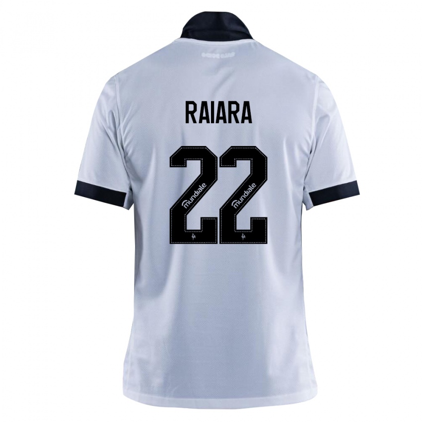 נשים Raiara #22 שחור לבן הרחק ג'רזי 2026/27 חולצה קצרה
