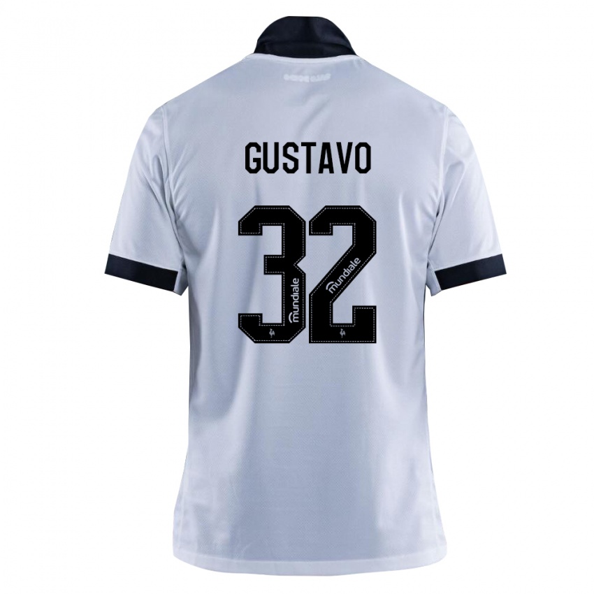 נשים Luís Gustavo #32 שחור לבן הרחק ג'רזי 2026/27 חולצה קצרה