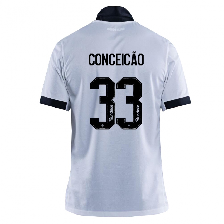 נשים Robert Conceição #33 שחור לבן הרחק ג'רזי 2026/27 חולצה קצרה