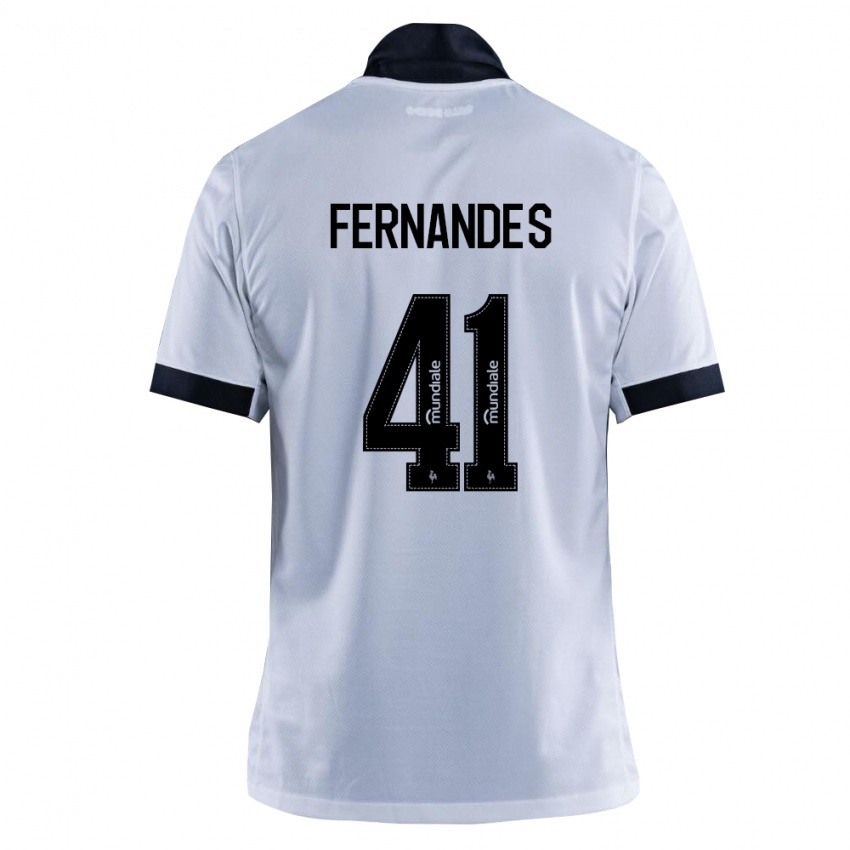 נשים Murillo Fernandes #41 שחור לבן הרחק ג'רזי 2026/27 חולצה קצרה