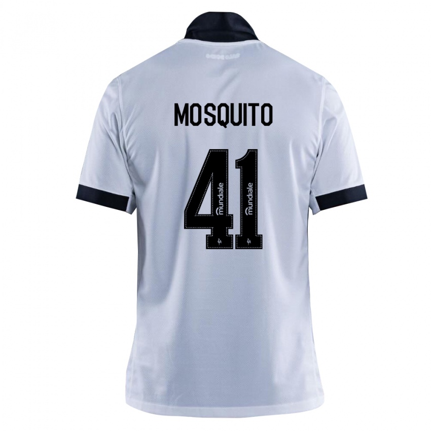 נשים Mosquito #41 שחור לבן הרחק ג'רזי 2026/27 חולצה קצרה