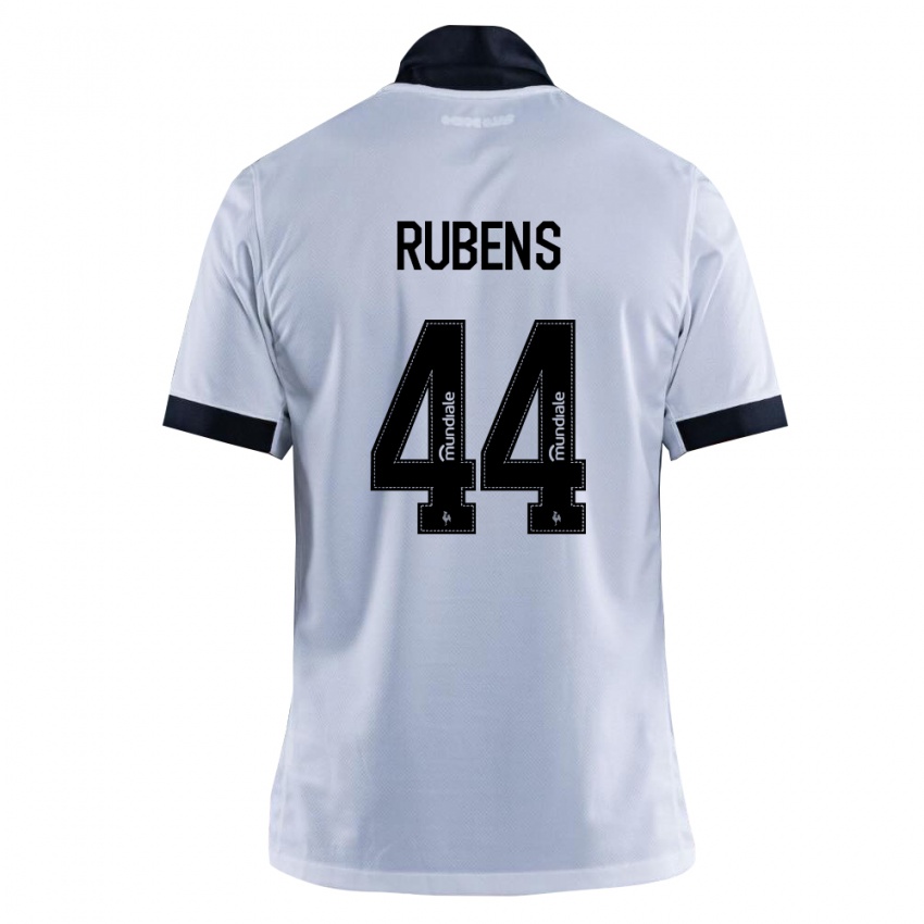 נשים Rubens #44 שחור לבן הרחק ג'רזי 2026/27 חולצה קצרה