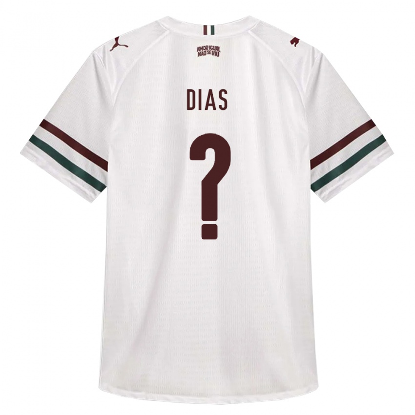נשים Guilherme Dias #0 לבן ירוק בורדו הרחק ג'רזי 2026/27 חולצה קצרה
