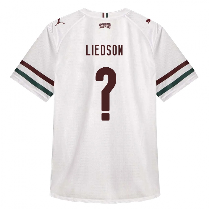 נשים Gleydson Liedson Sarges Lopes #0 לבן ירוק בורדו הרחק ג'רזי 2026/27 חולצה קצרה