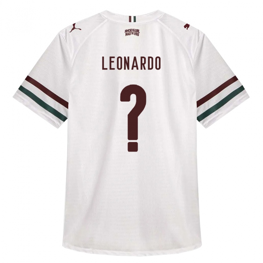 נשים Leonardo #0 לבן ירוק בורדו הרחק ג'רזי 2026/27 חולצה קצרה