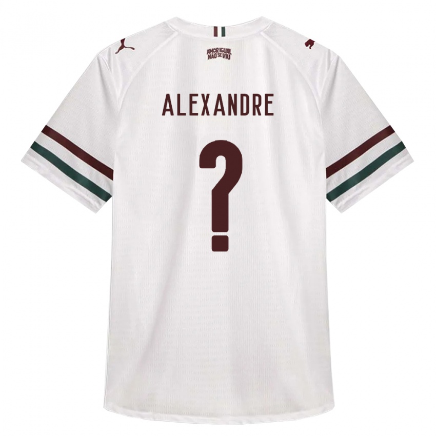 נשים Alexandre #0 לבן ירוק בורדו הרחק ג'רזי 2026/27 חולצה קצרה