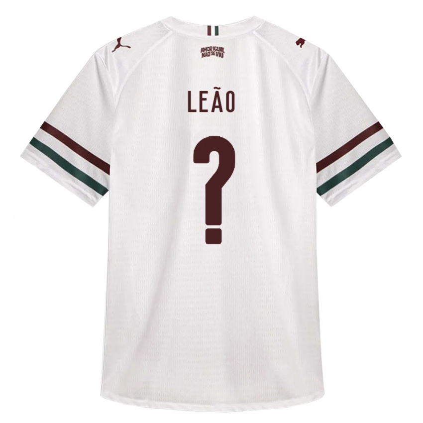 נשים Caio Leão #0 לבן ירוק בורדו הרחק ג'רזי 2026/27 חולצה קצרה